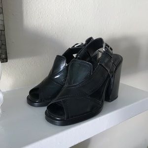 Zara chunky heels